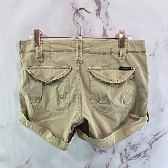 Saturday Sunday Shorts Womens 25 Low Rise Utility Safari Cuffed Convertible - Picture 5 of 11